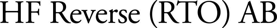 HF Reverse (RTO) AB Logotyp