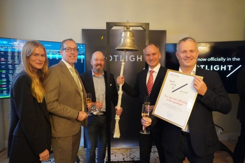 Första dag för handel i Ramlösa shipping